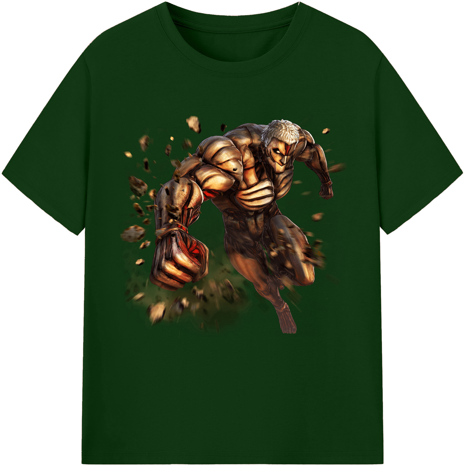 （画像用） 進撃の巨人 Attack on Titan 綿100％半袖Tシャツ（フロントプリント）
